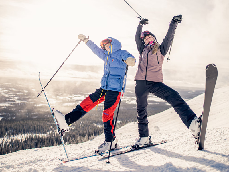 People Skiing 2 Snow Sports Events